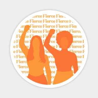 Fierce Women Orange Magnet